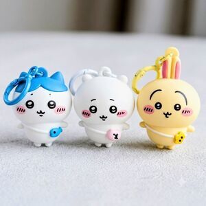 3 CHIIKAWA Charms Keychain Chiikawa Hachiware Usagi Kawaii Bag Pendant Gift NEW